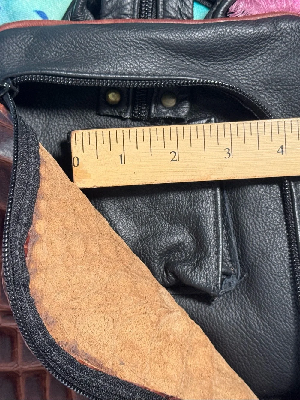 Artisan Lefty Leather CCW Sling/Backpack - Brahmin Croc Detail - Heavy Duty NEW